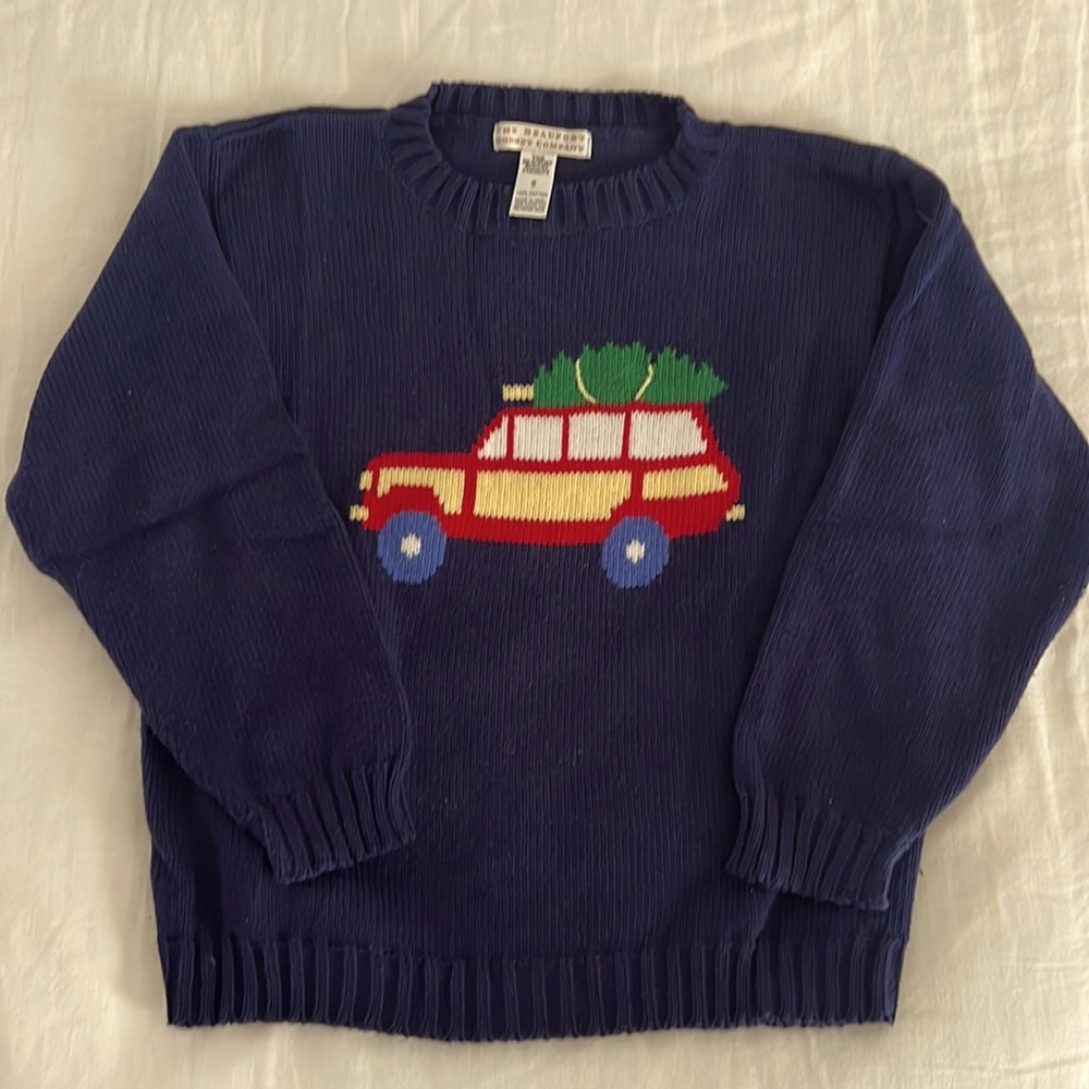 TBBC Cotton knit “Christmas woody” sweater